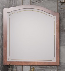 Зеркало Opadiris Лоренцо 100 без светильников, светлый орех