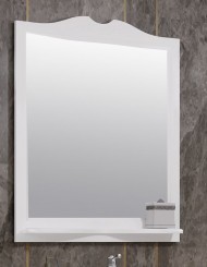 Зеркало Opadiris Клио 85 без светильников, матовый белый
