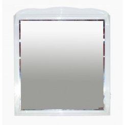 Зеркало Misty Дайна 100 с подсветкой, с подогревом, белое
