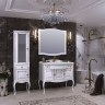Комплект мебели Opadiris Лаура 100 белый с бежевой патиной